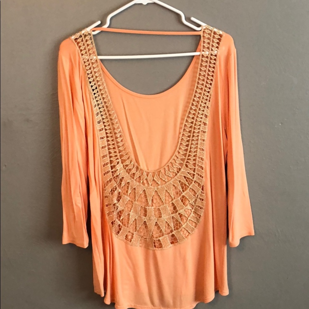 Buckle Drop Back Shirt with Design